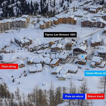 Domek alpejski Monte Bianco Tignes